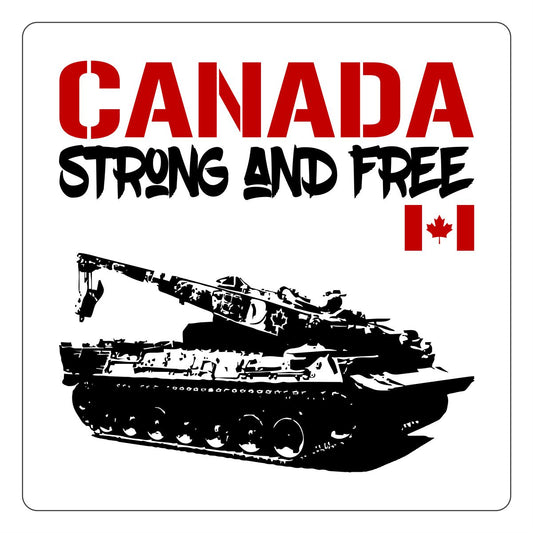 Strong and Free Stickers - Army