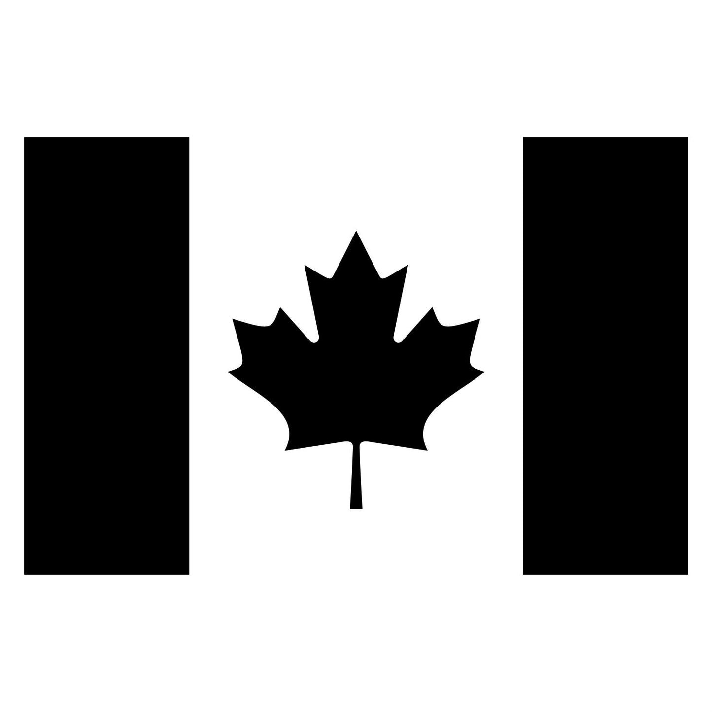 Canada Flag (Vinyl Sticker)