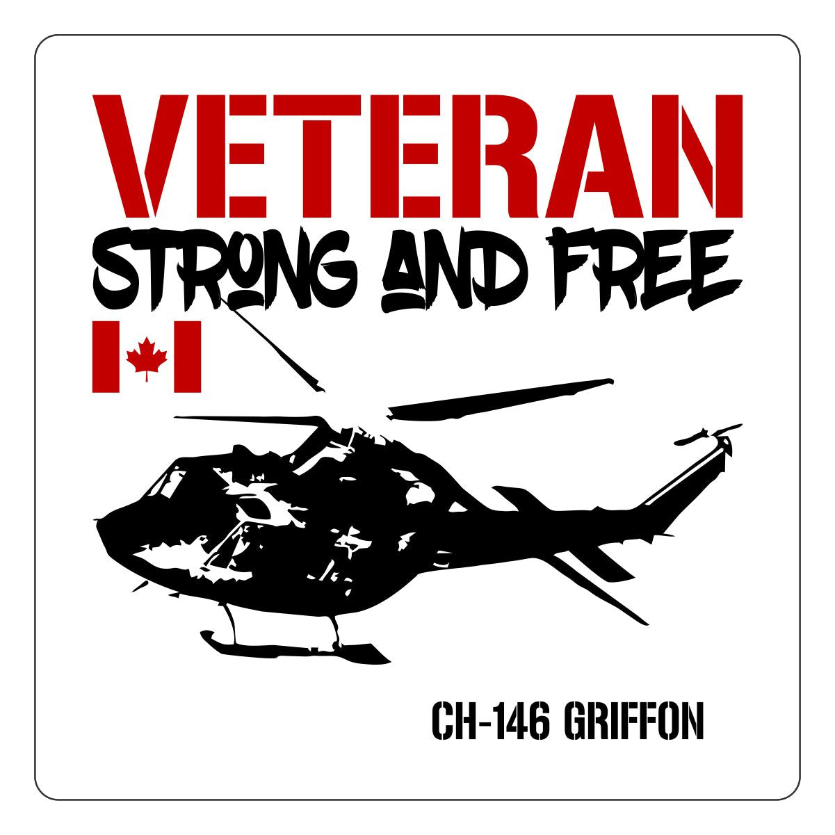 Strong and Free Stickers - Air Force