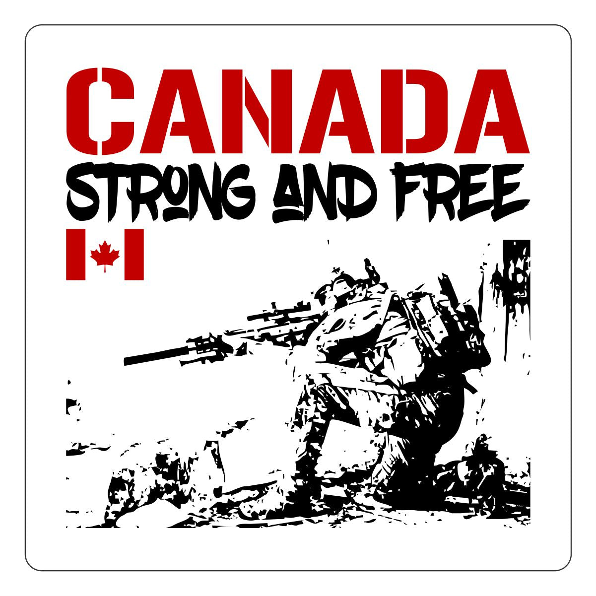 Strong and Free Stickers - Snipers