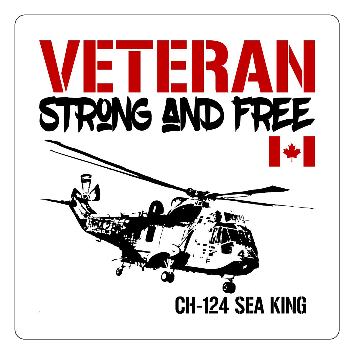 Strong and Free Stickers - Air Force